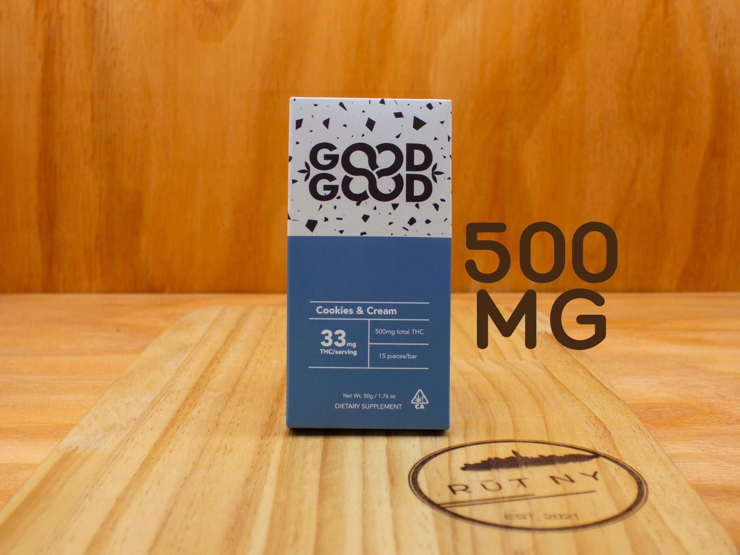 Good Good Artisanal Chocolate Bars - 500mg NYC
